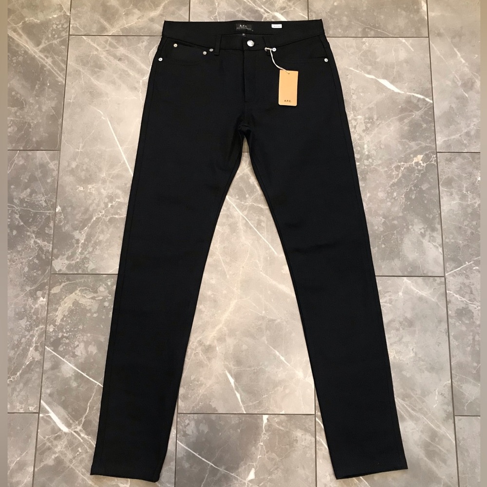 A.P.C. Petit New Standard Black Jeans - NWT